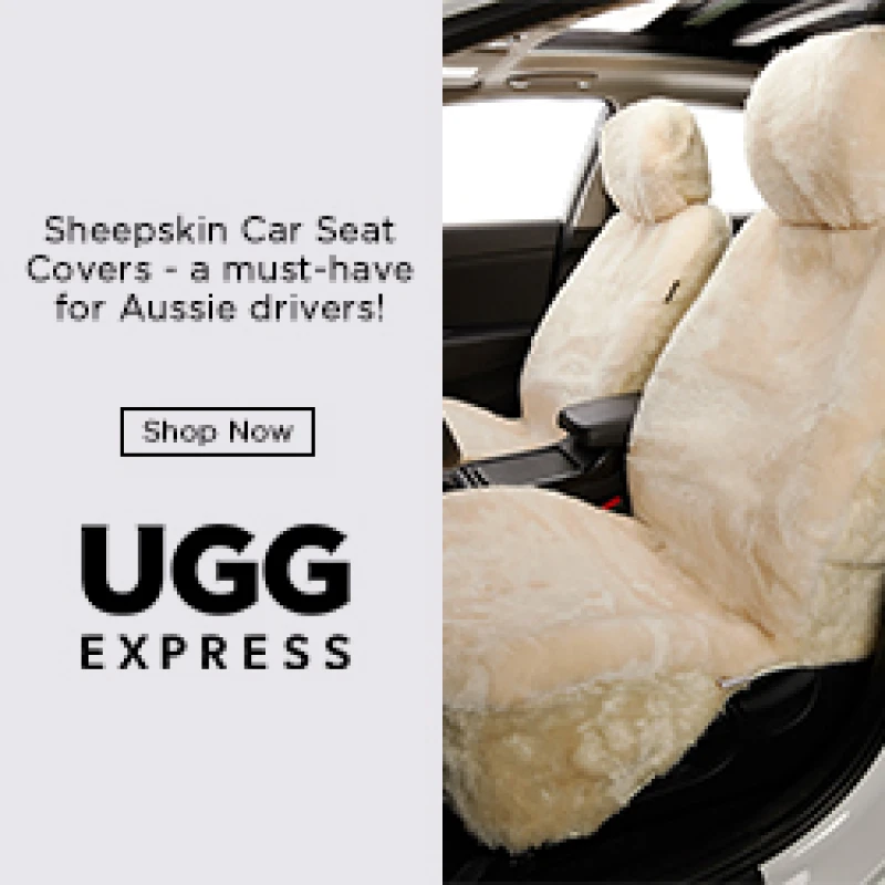 Sheepskin car seat covers at UGG Express