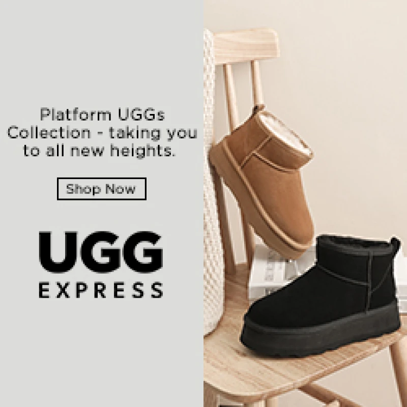 Rise up with the platform uggs collection at UGG Express