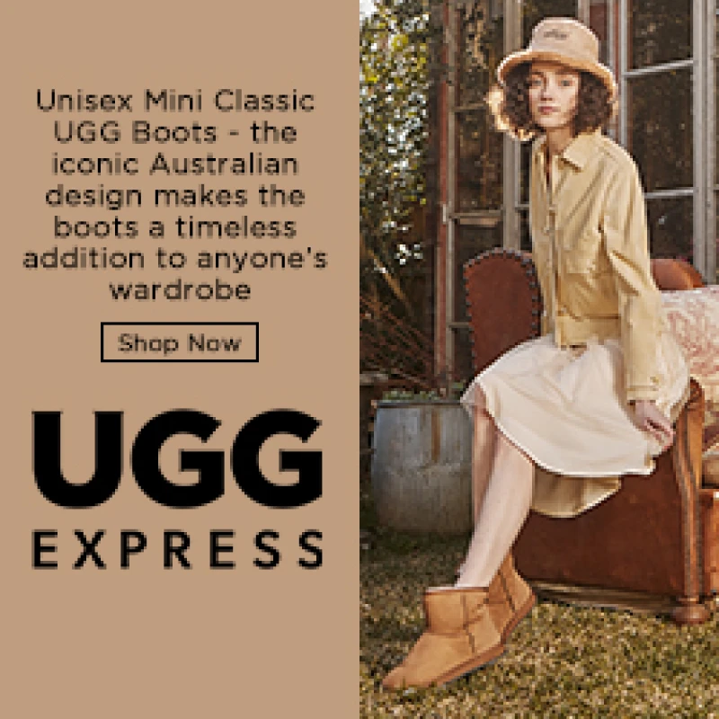 The mini classic ugg boot, an everyday staple at UGG Express