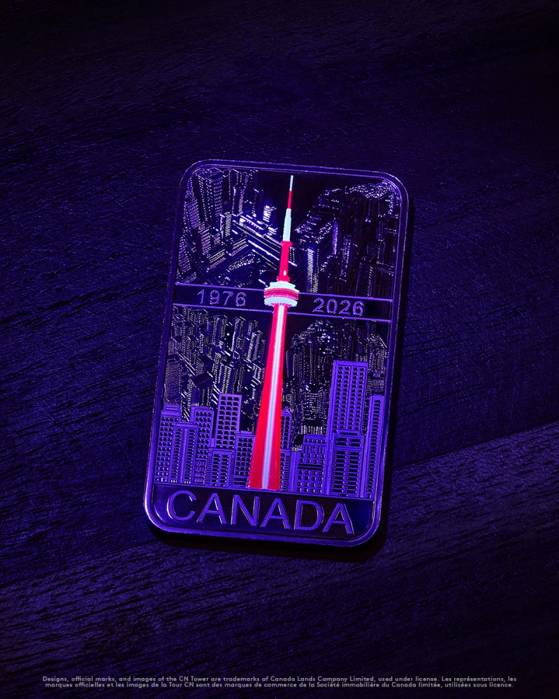 CN Tower 50th Anniversary 1 oz. Fine Silver Coin