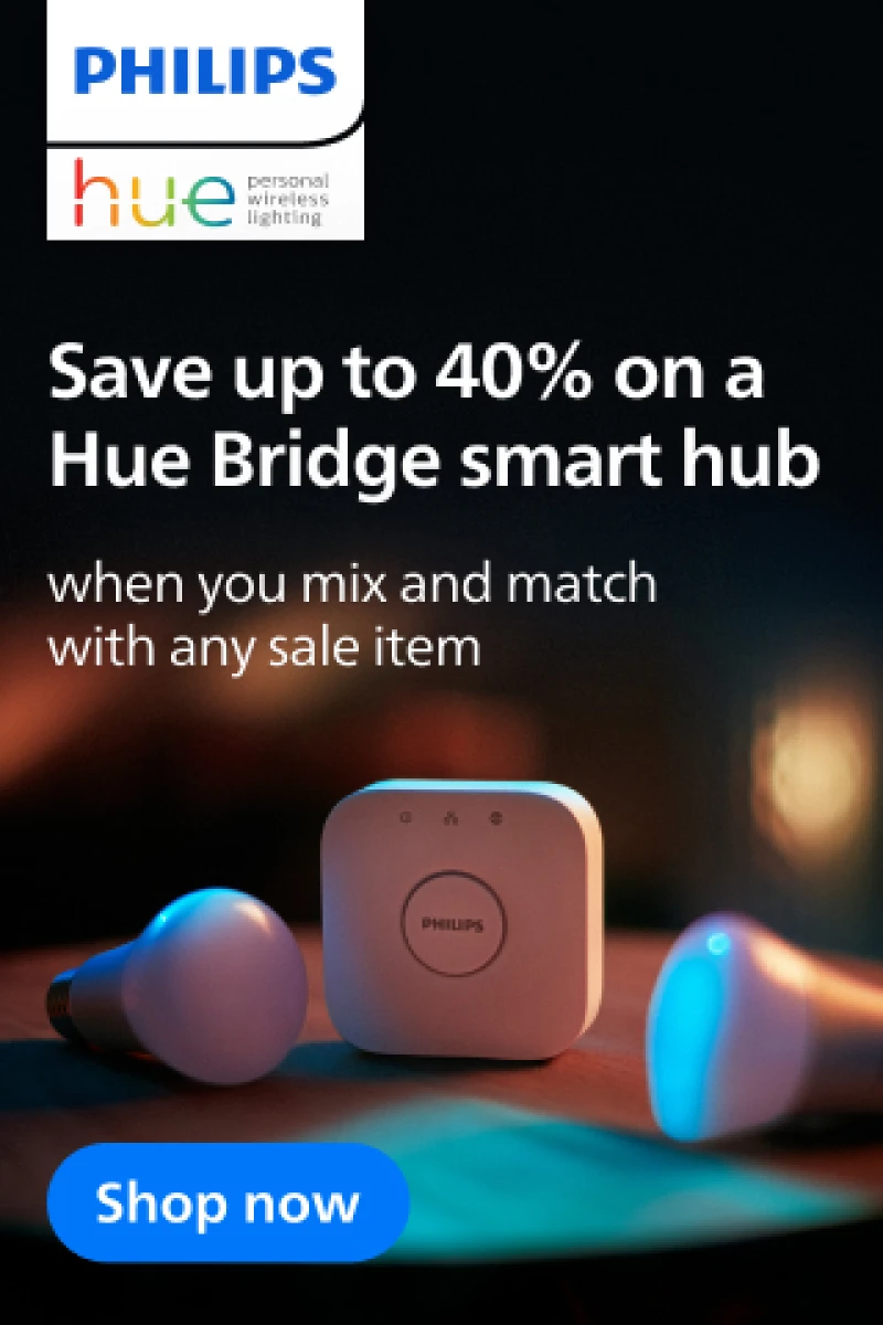 Unlock the full Philips Hue ecosystem with the Hue Bridge smart hub