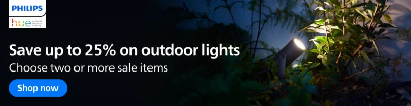 Light up your garden with the Philips Hue Lily XL smart outdoor spotlight