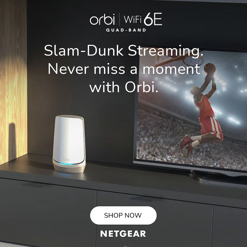 March Madness is hereSave $100 on Orbi 960 with Code: "NCAA10" | Don't settle for anything less than slam-dunk streaming. Upgrade to the Orbi 960 Series and never miss a moment. Save Today! Valid now...