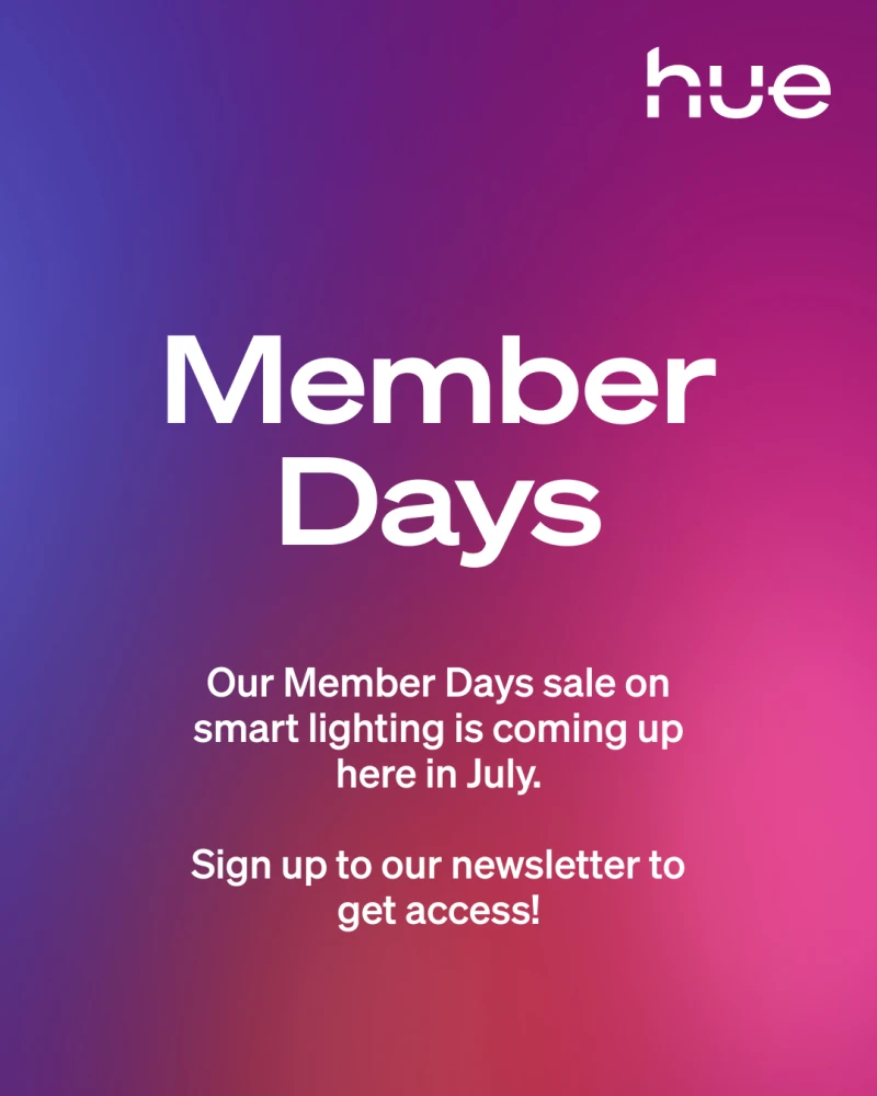 Philips Hue Member Days brings member-exclusive offers to Philips Hue Canada